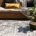 elevenpast 2.4m x 1.6m Mural White and Black Rug MURALWHITEBLACKRUG2.4X1.6