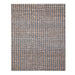 elevenpast Rugs Checkered Jute Carpet Beige Charcoal NH45C