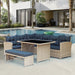 elevenpast sofa Santiago Outdoor Corner Lounge Patio Set