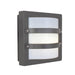 elevenpast Outdoor Light Graphite Largo Aluminium Outdoor Wall Light Black | White | Grey O406GT 6007328372561