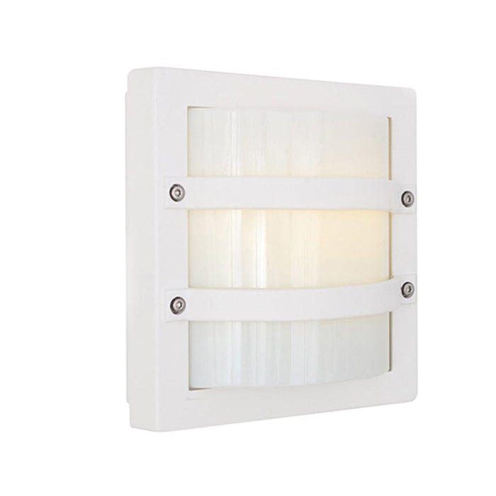 elevenpast Outdoor Light White Largo Aluminium Outdoor Wall Light Black | White | Grey O406W 6007328372547