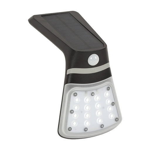 elevenpast Outdoor Black Elbow Solar Wall Light O589W