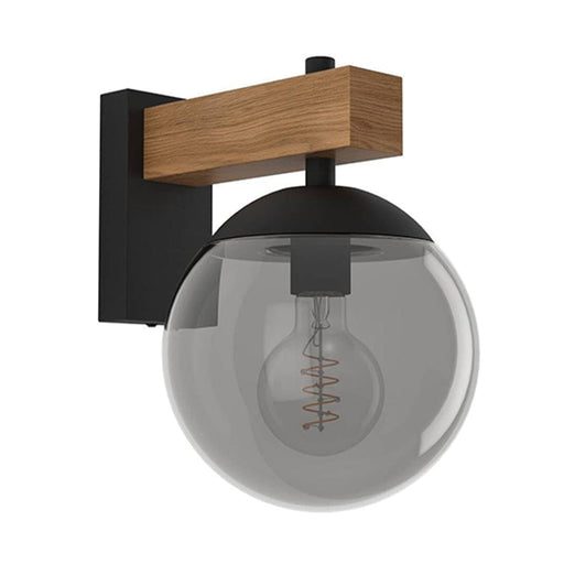 elevenpast Outdoor Light Bufalata Wood and Glass Outdoor Wall Light O645 9008606261765