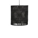 elevenpast Pendant Lights Small Raw Urban Jute Pendant Light Black OM837S