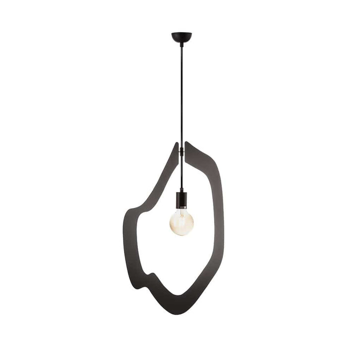 elevenpast Pendant Black / Small Outline Pendant Light | Black, Gold or Silver | 3 Sizes OUTLINEPENDANTLIGHT BLACKS