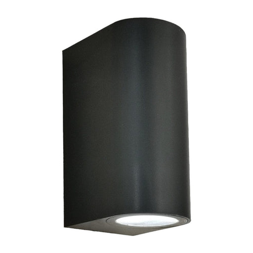 elevenpast Outdoor Light Zee Polycarbonate Outdoor Up and Down Wall Light Black P-KLG-9211