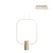 elevenpast Pendant White Aurora Square LED Pendant Light | Black or White P1139W