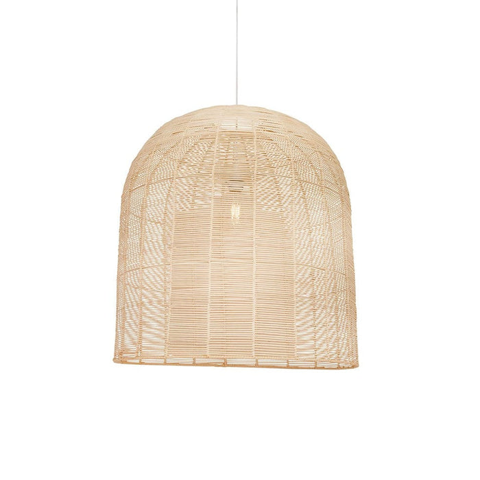 elevenpast Medium Tesse Pendant Light - Woven Rattan P1283N 6009551807544