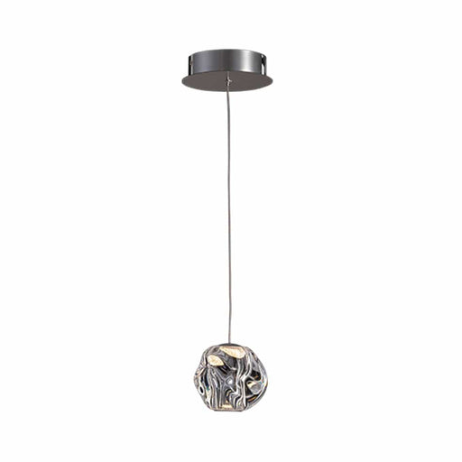 elevenpast Pendant Lights Molten LED Pendant Light in Chrome P1301CH