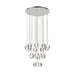 elevenpast Chandelier Molten Cluster LED Chandelier Light Chrome P1302CH 6009551809333