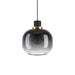 elevenpast Pendant Oilella Glass and Metal Pendant Light Black P1308 9002759996161