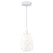 elevenpast Pendant Lights Weavesphere Narrow Metal Pendant Light White P1317 6009551809463