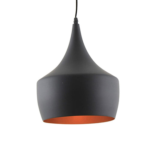 elevenpast Pendant Black Indiana Aluminium Pendant Light White | Black P444BG 6007328358213