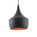 elevenpast Pendant Black Indiana Aluminium Pendant Light White | Black P444BG 6007328358213