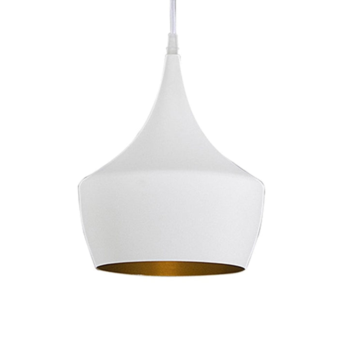 elevenpast Pendant White Indiana Aluminium Pendant Light White | Black P444WG 6007328375654