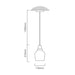 elevenpast Pendant Lights Tallinn Glass Pendant Light Copper P928C 6007328387398