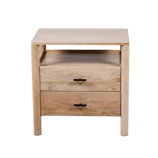 elevenpast Bedside Pedestal Mystique Oak Glow Nightstand PC003