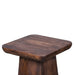 elevenpast Side Table Walnut Zen Cube Wooden Side Table PC043