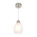 elevenpast Pendant White Nelia Satin Chrome Pendant Light in Smoke | White PEN044WHITE 6007226046373