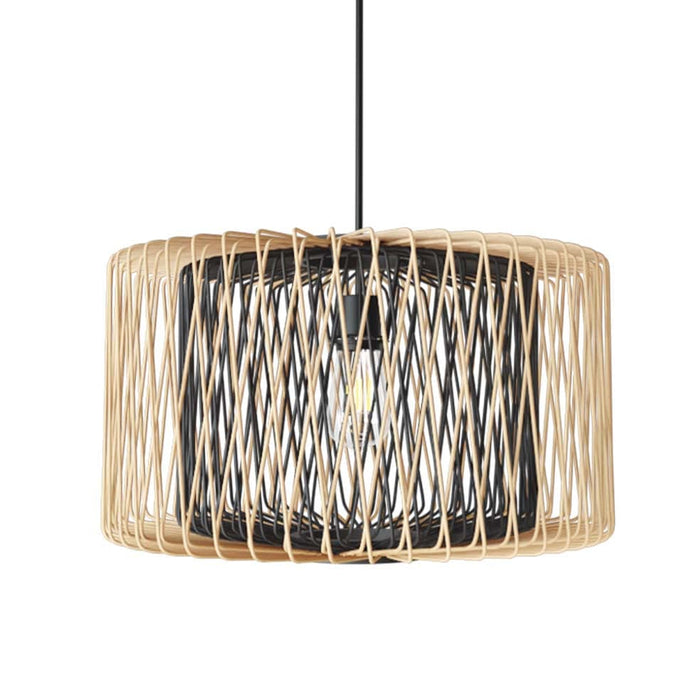 elevenpast Ceiling Light Hilo Pendant Light Bamboo | Natural and Black PEN514 BAMBOO 6007226079258