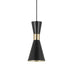 elevenpast Pendant Lights Larissa Metal Pendant Light Black PEN940 BLACK 6007226087406