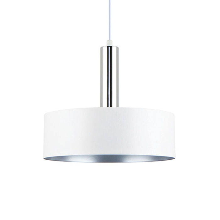 elevenpast Pendant Lights White Konan Metal Pendant Light Black | White PEN967 WHITE 6007226088175