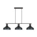 elevenpast Pendant Lights Black Diego Metal Trio Pendant Light Black | White PEN968 BLACK 6007226088328