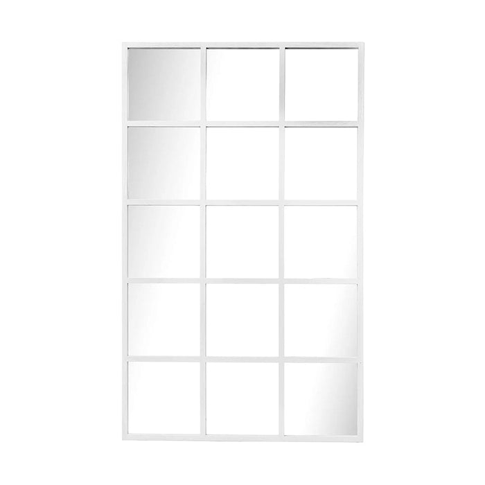 elevenpast Mirrors White Dutch Window Resin Mirror Black | White | Natural | Teal PMM-DWM-WHI