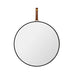 elevenpast Mirrors Large Lexi Round Metal Wall Mirror Black Small | Large PMM-LEXI-R-L-BLK