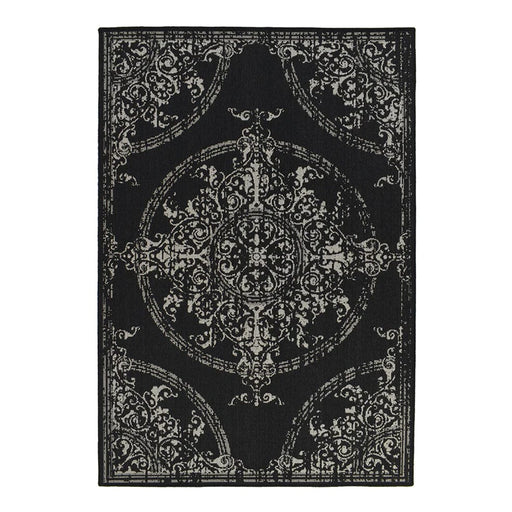 elevenpast 2m x 0.8m Poletti Black Rug POLETTIBLACKRUG