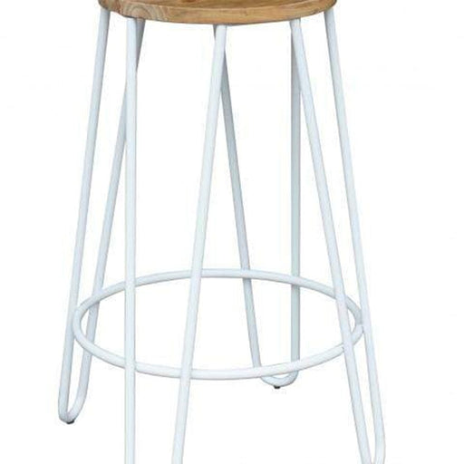 elevenpast White Hairpin Kitchen Stool R77 -1339055