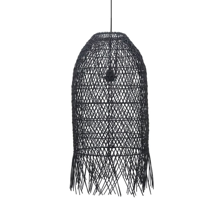 elevenpast Lighting Large / Black Okavango Rattan Pendant Light Natural or Black RG10136B