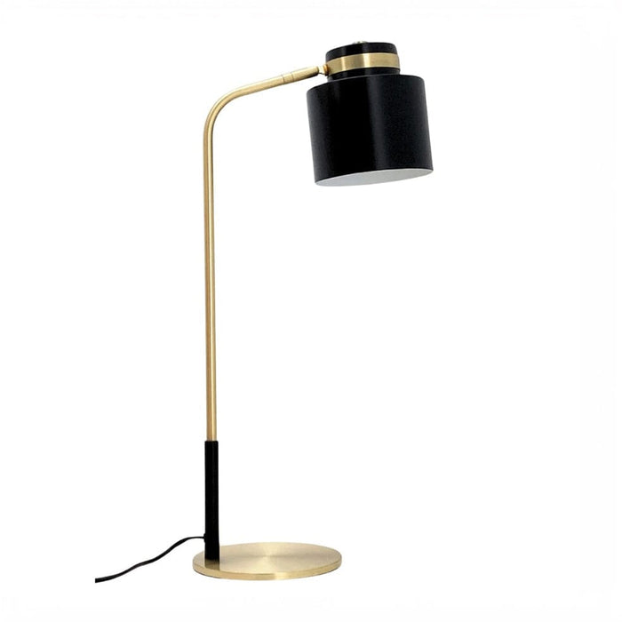 elevenpast Alec Metal Desk Lamp Black and Gold RG10337