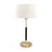 elevenpast Table Lamp Anders Metal Table Lamp Gold and Black RG10338 + SHADE