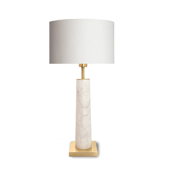 elevenpast Table Lamp Brass Ivy Marble Table Lamp Brass | Black RG10340 + SHADE