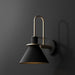 elevenpast Wall Light Abott Metal Wall Light Black and Gold RG10349