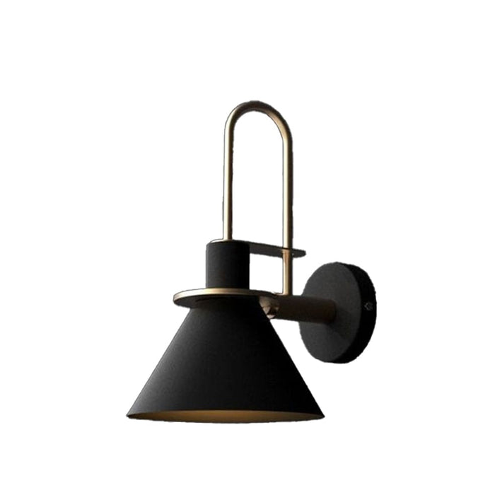 elevenpast Wall Light Abott Metal Wall Light Black and Gold RG10349