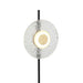 elevenpast Floor lamps Aura Metal and Glass LED Floor Lamp Black RG10387