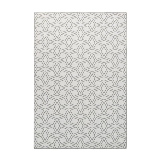 elevenpast Rug 3m x 2m Rhombus Reversible Pewter Rug RHOMUSPEWTERRUG3X2