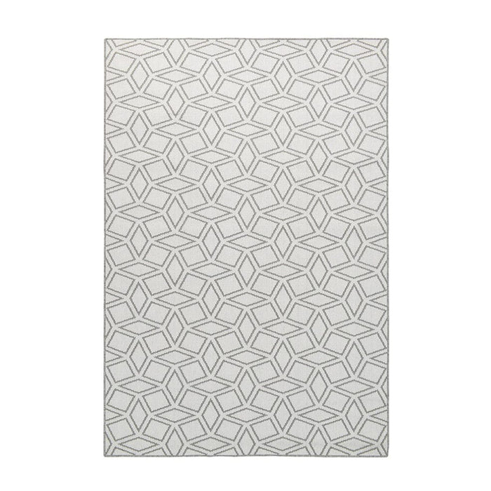 elevenpast Rug 3m x 2m Rhombus Reversible Pewter Rug RHOMUSPEWTERRUG3X2