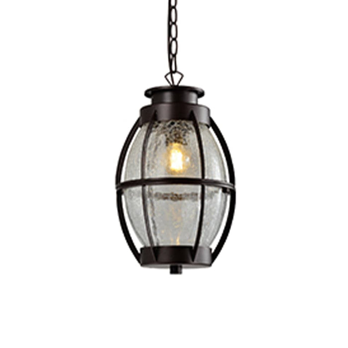 elevenpast Pendant Outdoor Metal and Glass Pendant Light RO408 6009509919060