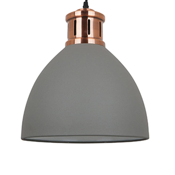 elevenpast Pendant Lights Medium Raya Metal Pendant Light Grey Medium | Large RP255 6009506497424