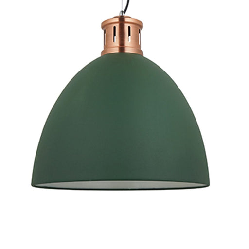 elevenpast Pendant Lights Green Raya Metal Pendant Light Green | White RP257 6009506497486