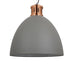 elevenpast Pendant Lights Large Raya Metal Pendant Light Grey Medium | Large RP258 6009506497493