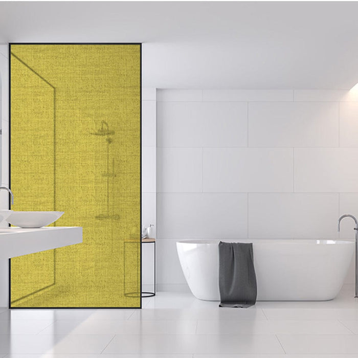 elevenpast Yellow Frosted Shower Vinyl Panel RSW SPV-08