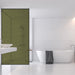 elevenpast Neutral Green Frosted Shower Vinyl Panel RSW SPV-09