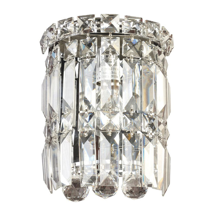 elevenpast Wall Light Large Giselle Round Crystal Wall Light Chrome Medium | Large S-KLW-2311/B