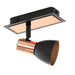 elevenpast Spotlight Barnham Single Spotlight | Black & Copper S156 9002759945848