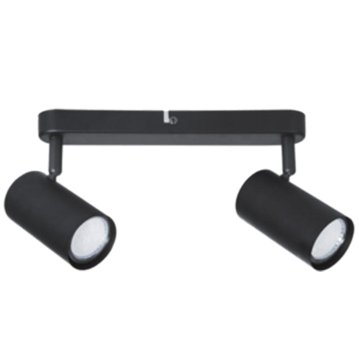 elevenpast Spotlight Lumi Double Metal Ceiling Spot Light Matt Black S176/2 MATT BLACK 6007226081589