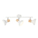 elevenpast Spotlight Alina Metal and Wood Finish Triple Spotlight White S401/3 WHITE 6007226071283